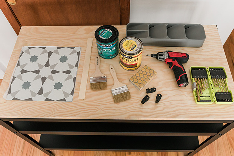Here's what you'll need to turn your work bench into a kitchen organizer
