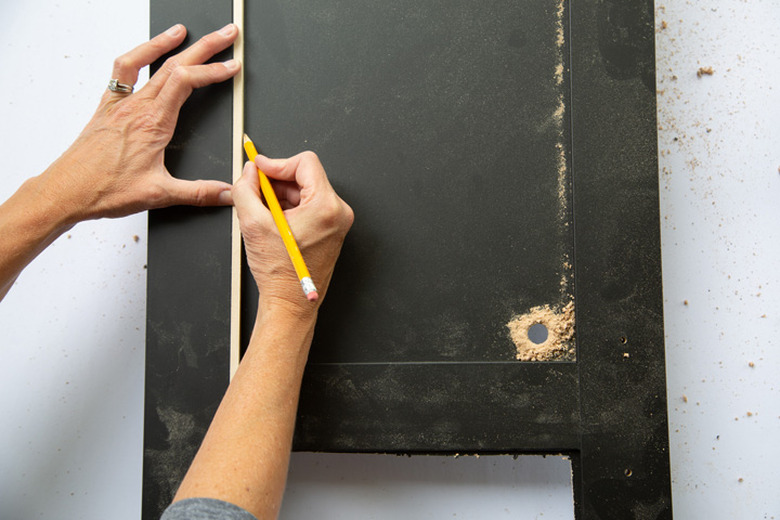 Ikea Hack cabinet with caning