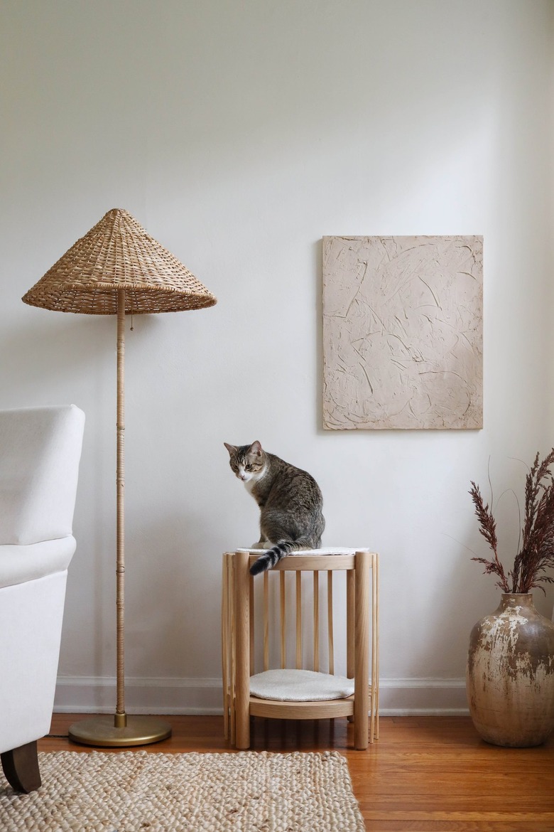 IKEA hack fluted cat house