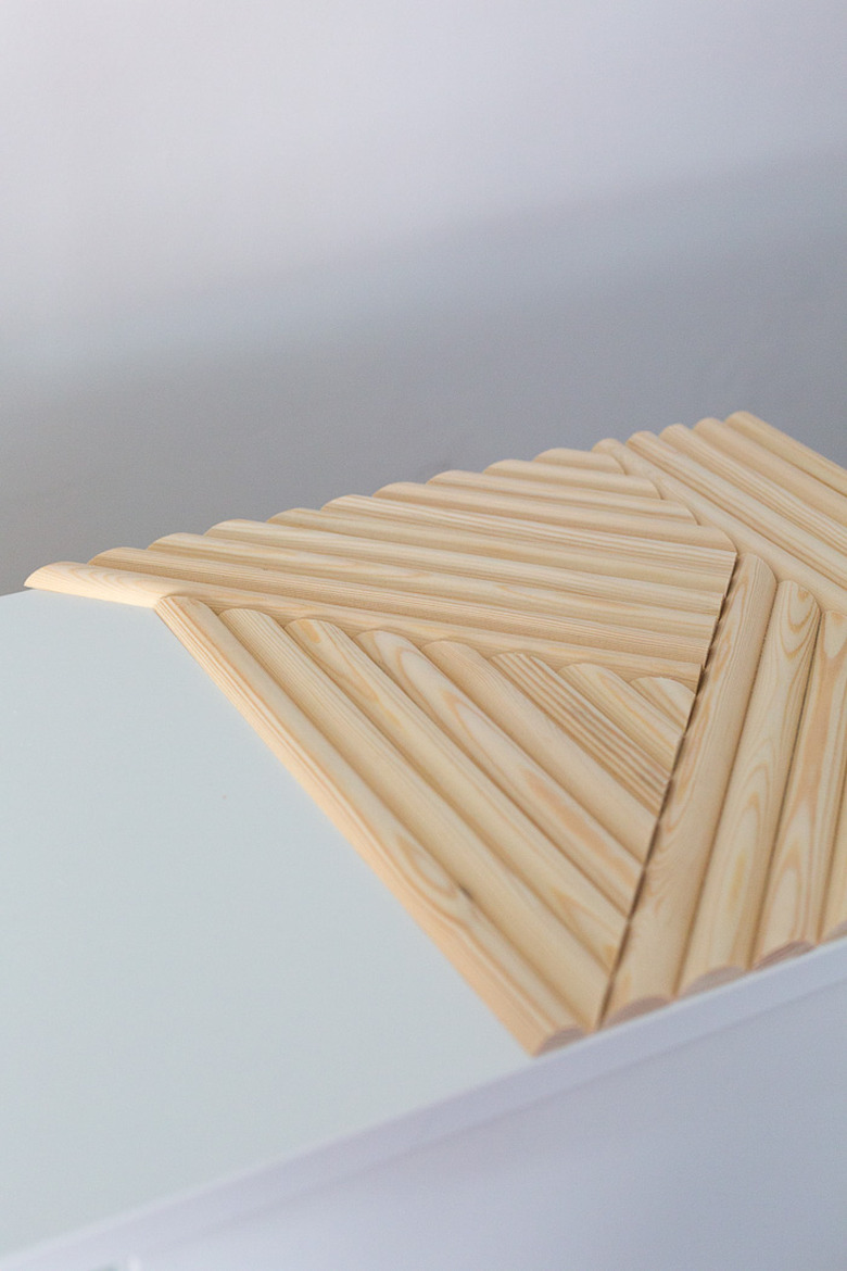 IKEA Hack: Small Bedroom Storage with Wooden Detail