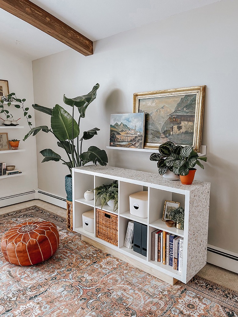 Style your up-cycled IKEA Kallax shelf with all of your favorite plants