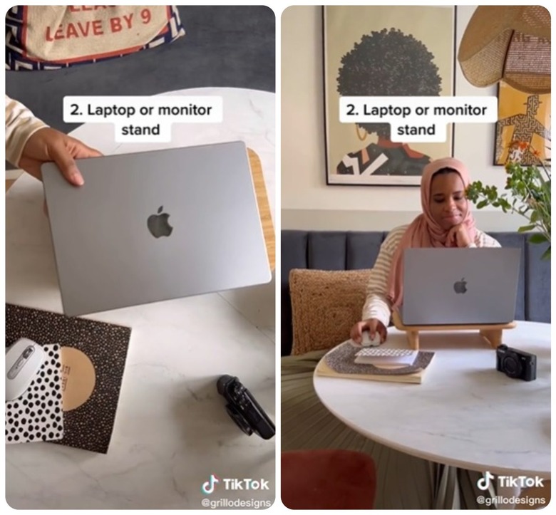 How to use the IKEA Stolthet cutting board as a laptop stand