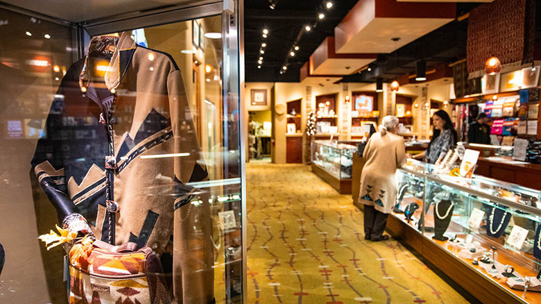 interior of Indian Pueblo Store