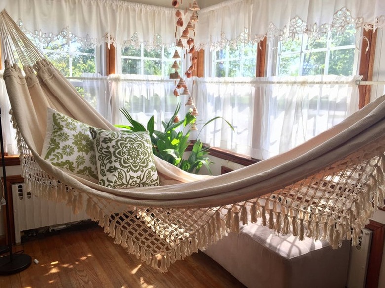 fringe indoor hammock