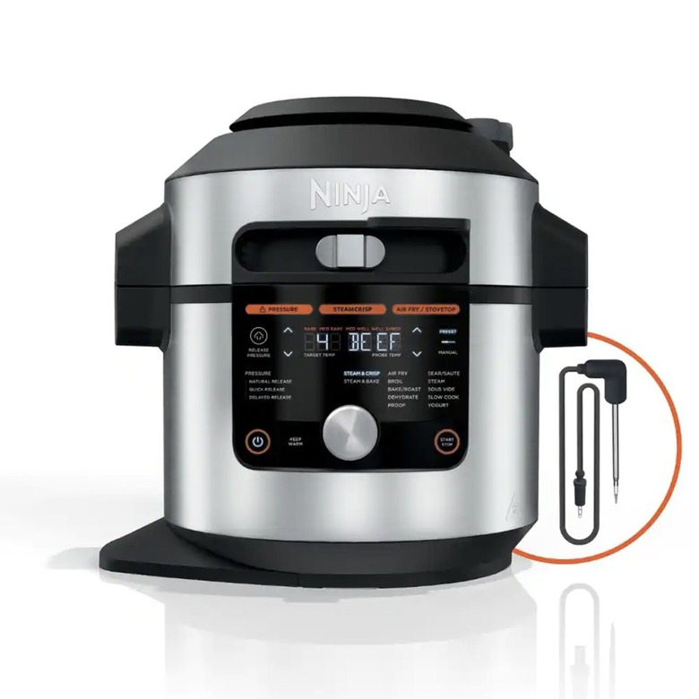 Ninja Foodi with digital thermometer