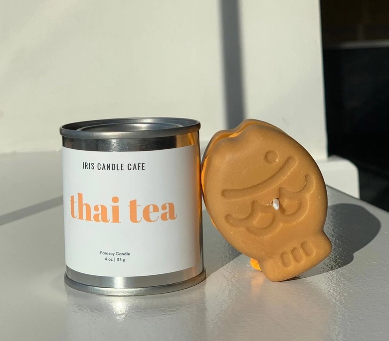 Iris Candle Cafe thai tea taiyaki candle