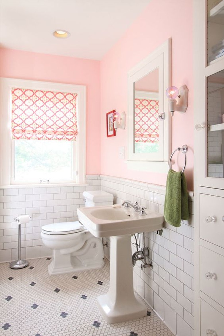pink bathroom