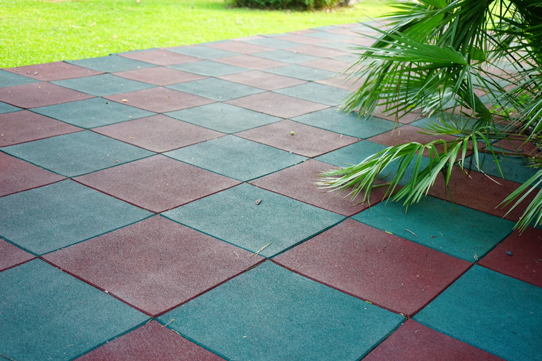 Rubber Mat on a Children's Playground