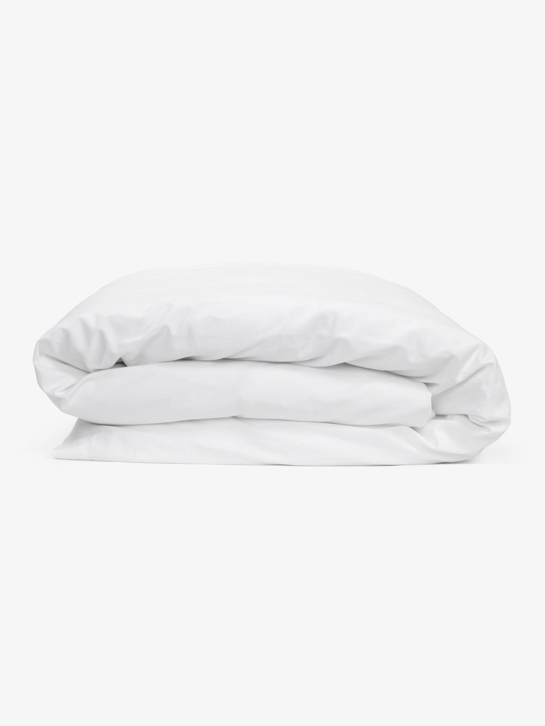 Italic Slumber Cotton Sateen Duvet Cover