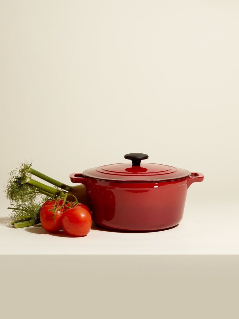 Italic Zest 4-Quart Cast Iron Dutch Oven