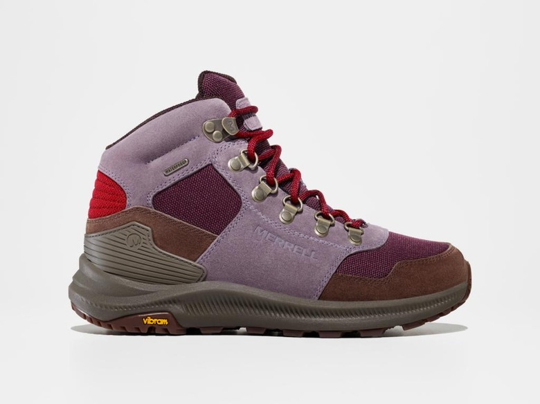Merrell's Ontario 85 X See America Hiking Boots in vermillion cliffs