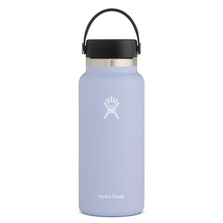 hydroflask wide mouth 32 oz bottle in fog color