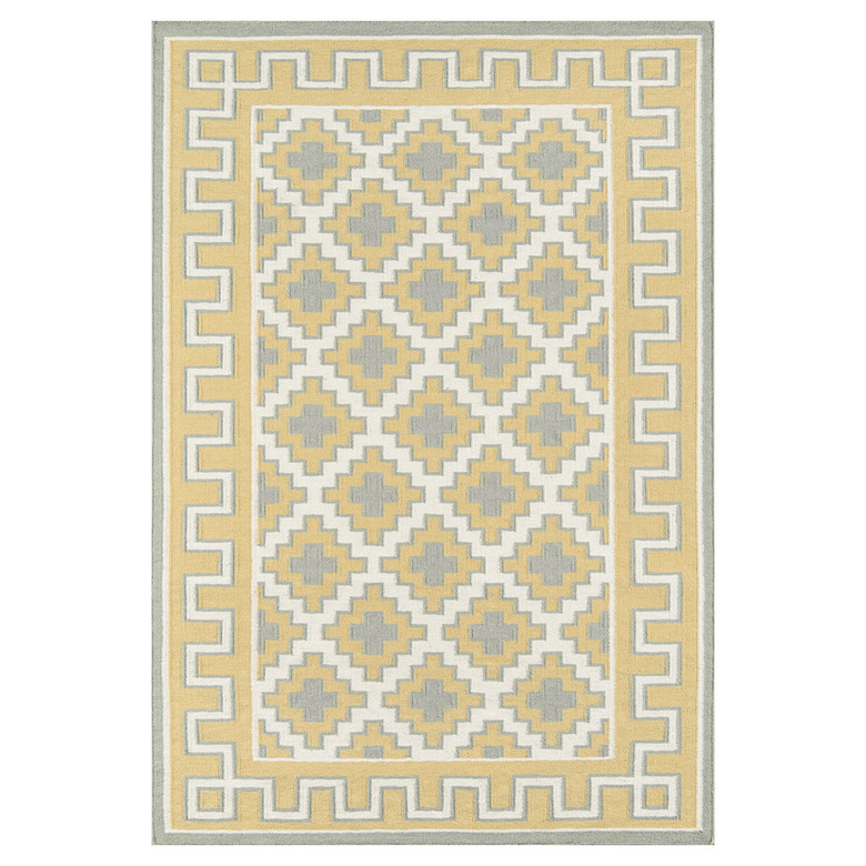 Erin Gates by Momeni Thompson Brookline Gold Hand Woven Wool Area Rug 2' X 3'