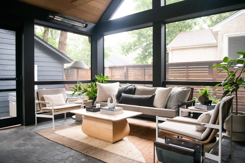 Amanda Marie Birnie screen porch sitting area