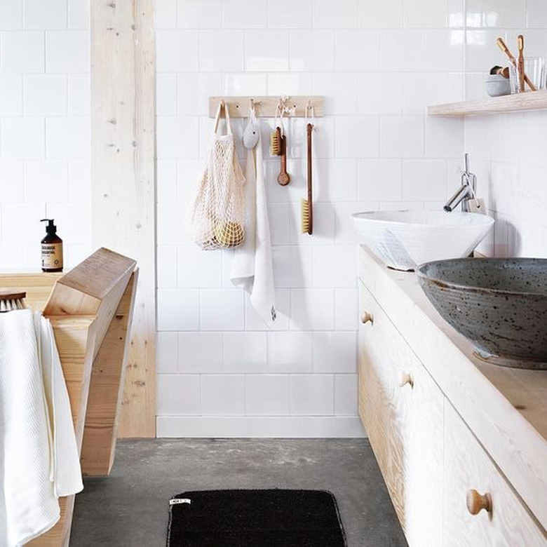 Scandinavian design bathroom