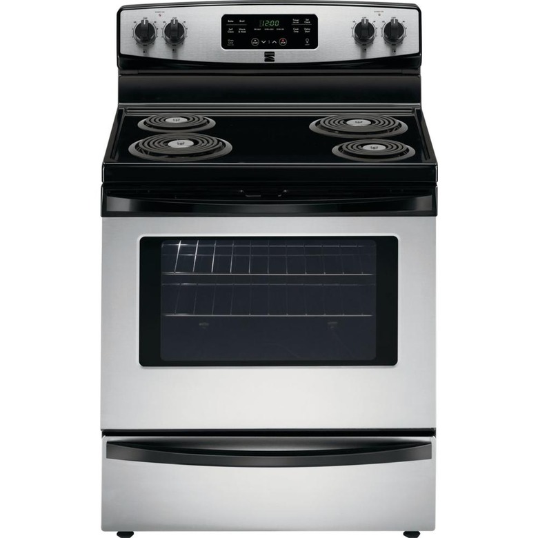 Kenmore stove 92563 5.3 cu. ft. Self-Clean Electric Coil Range in Stainless Steel