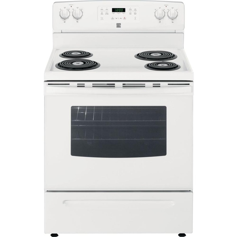 5.3 cu. ft. Self-Clean Kenmore stove with Electric Coil Range in White