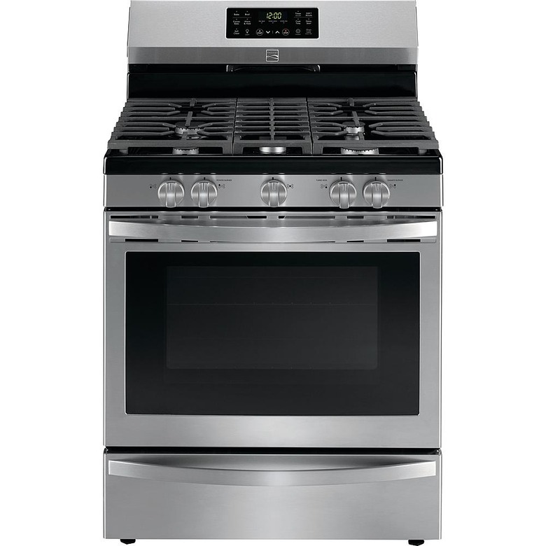 Kenmore stove 74455 5 cu. ft. Gas Range with Convection in Fingerprint Resistant Stainless Steel