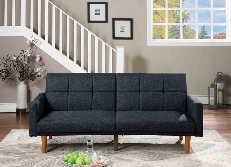 Microfiber modern couch