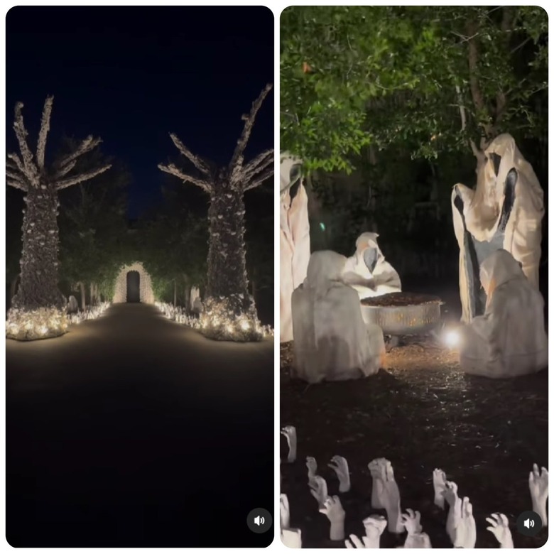 Kim Kardashian's Halloween 2022 decor