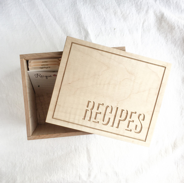 recipe box