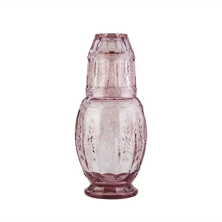 Elle Décor Vintage Bedside Water Carafe With Tumbler
