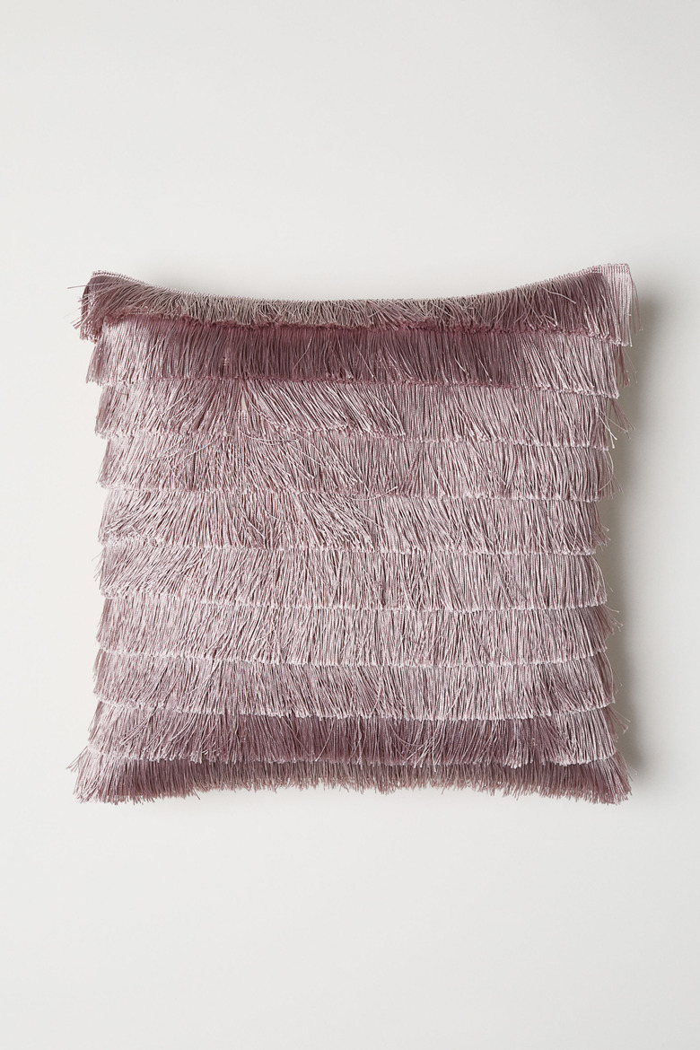 H&M Fringed Cushion Cover