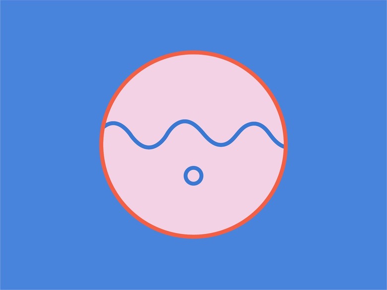 An illustration of the machine wash cold laundry symbol