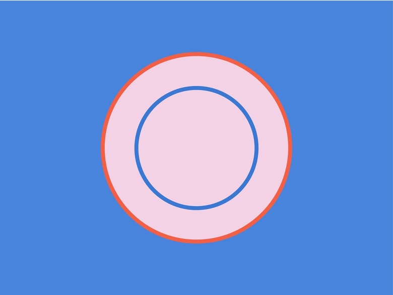 An illustration for the dry clean only symbol