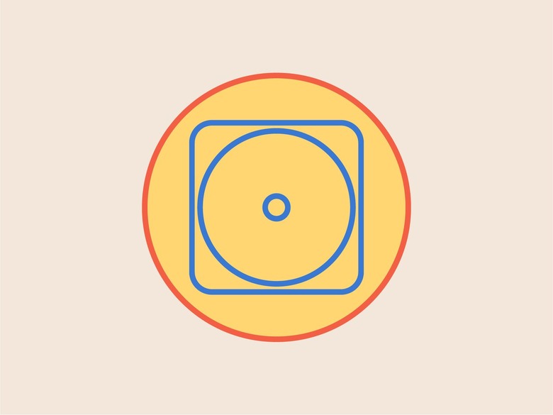 An illustration of the low heat laundry symbol