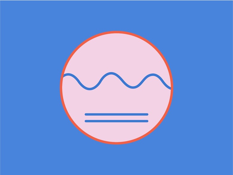 An illustration for the gentle or delicate laundry symbol