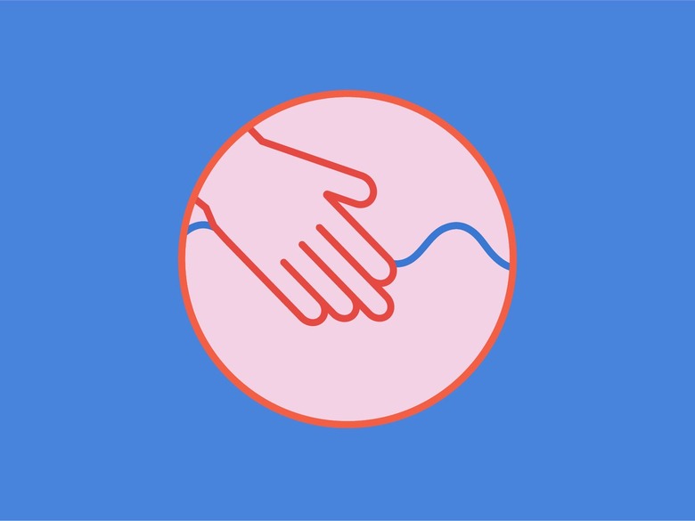 An illustration of the hand wash laundry symbol