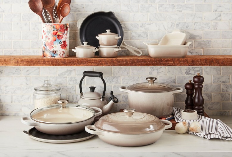 le creuset tan set