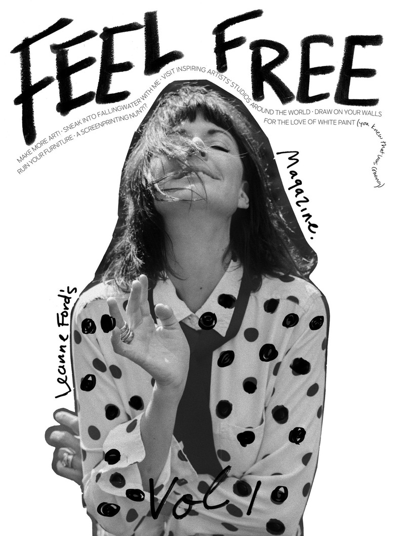 The cover of Leanne Ford's Feel Free magazine