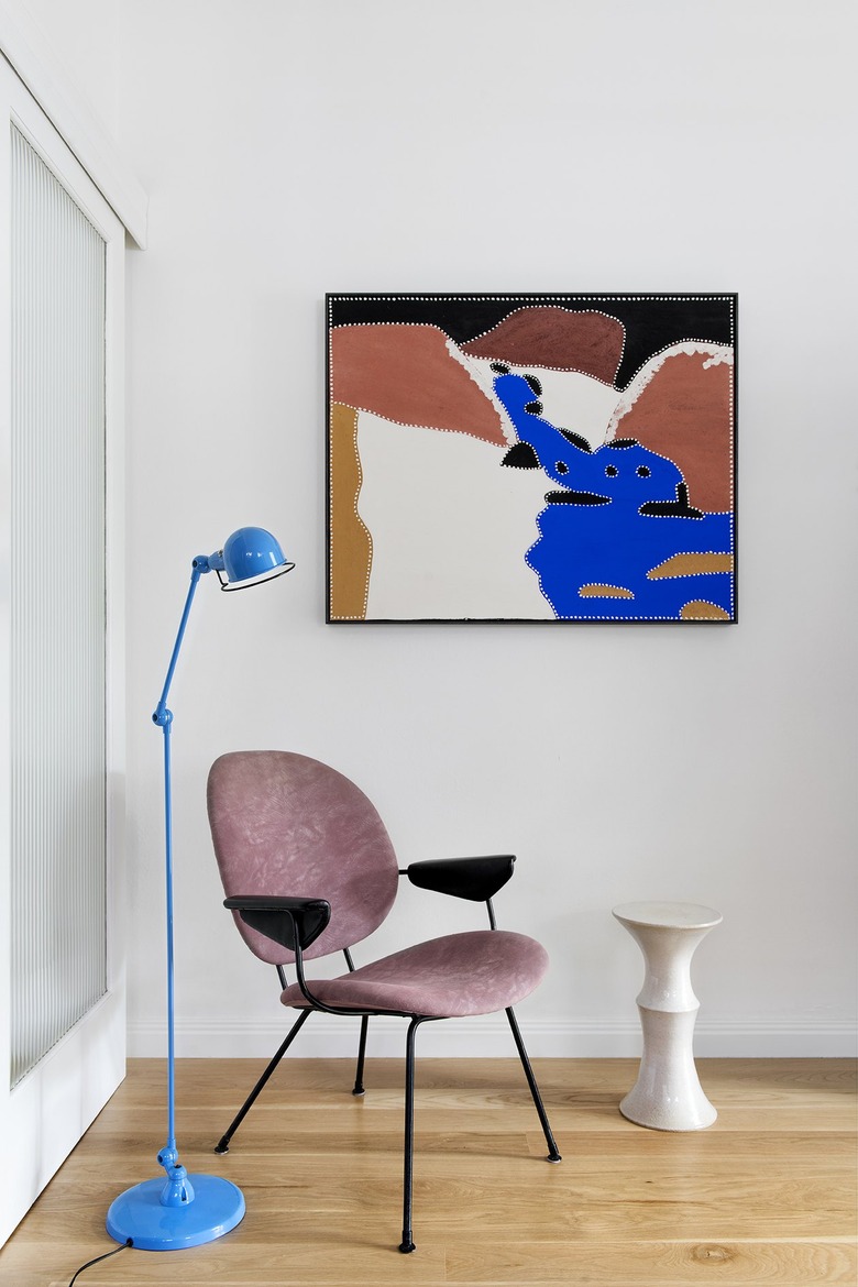 A corner of the living room