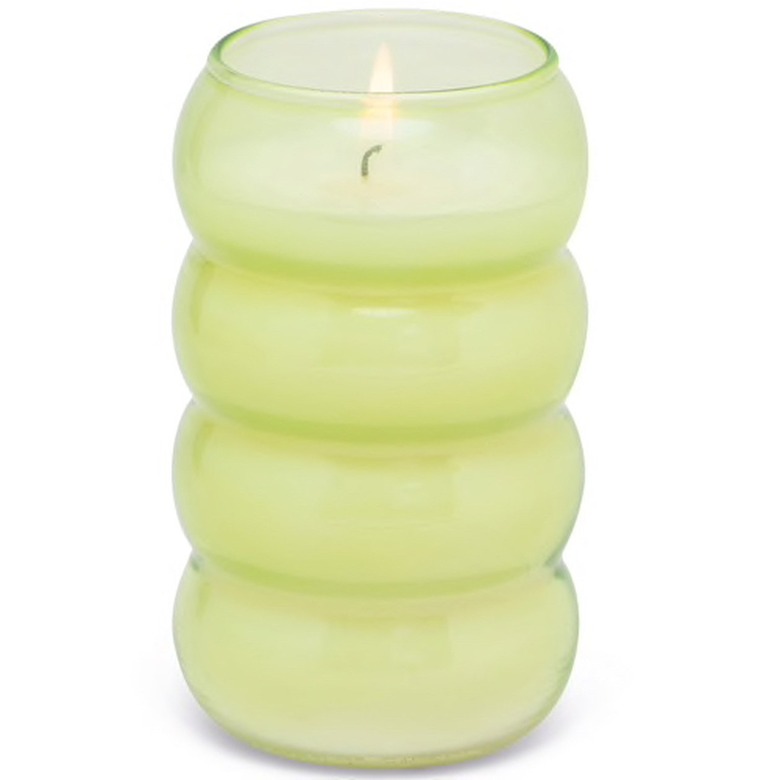 lime green bubble candle