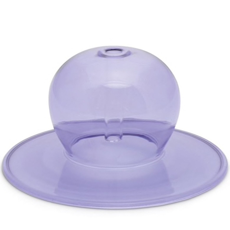 lavender globe incense holder
