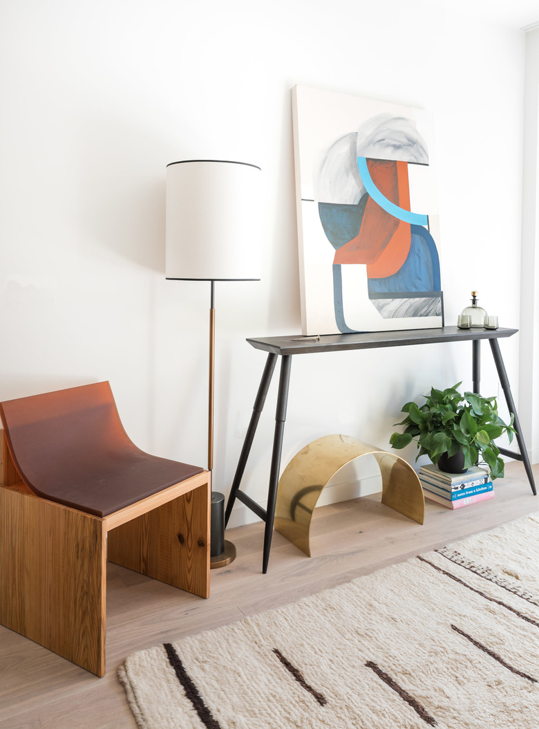 eclectic living room