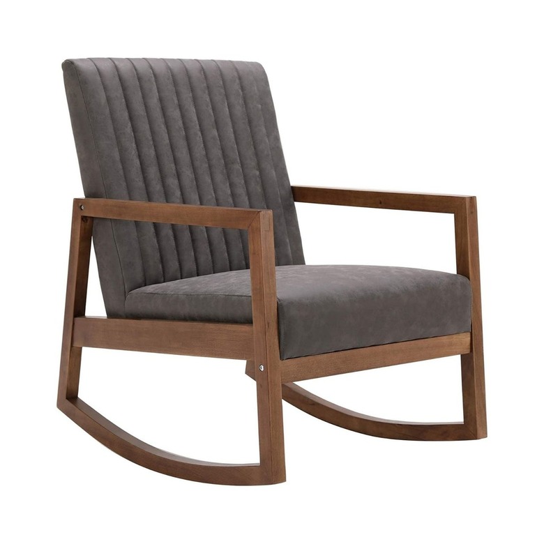 HNY Midcentury Nursery Rocking Chair