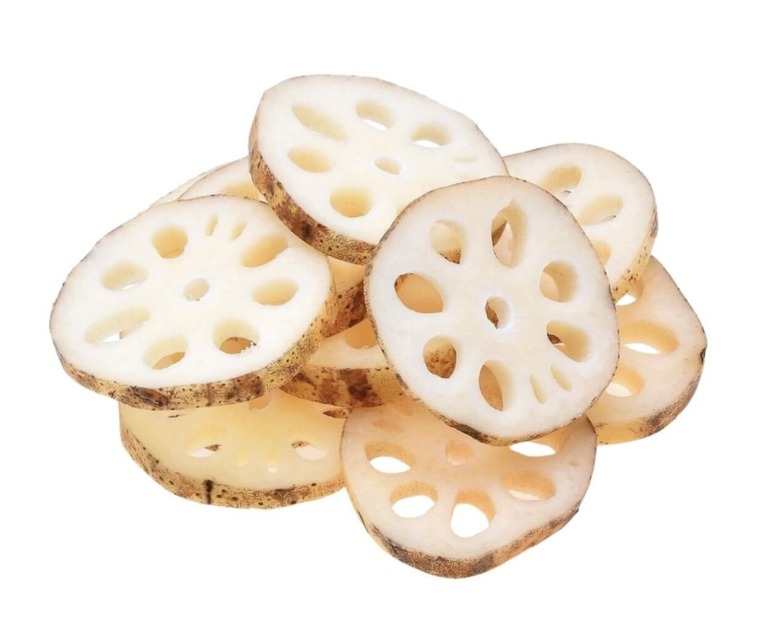 Lotus root slices