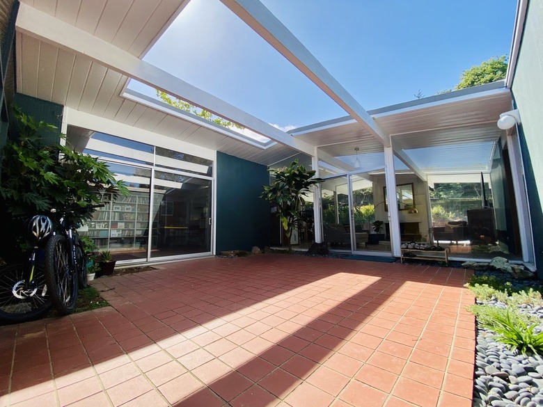 Atrium of an Eichler home