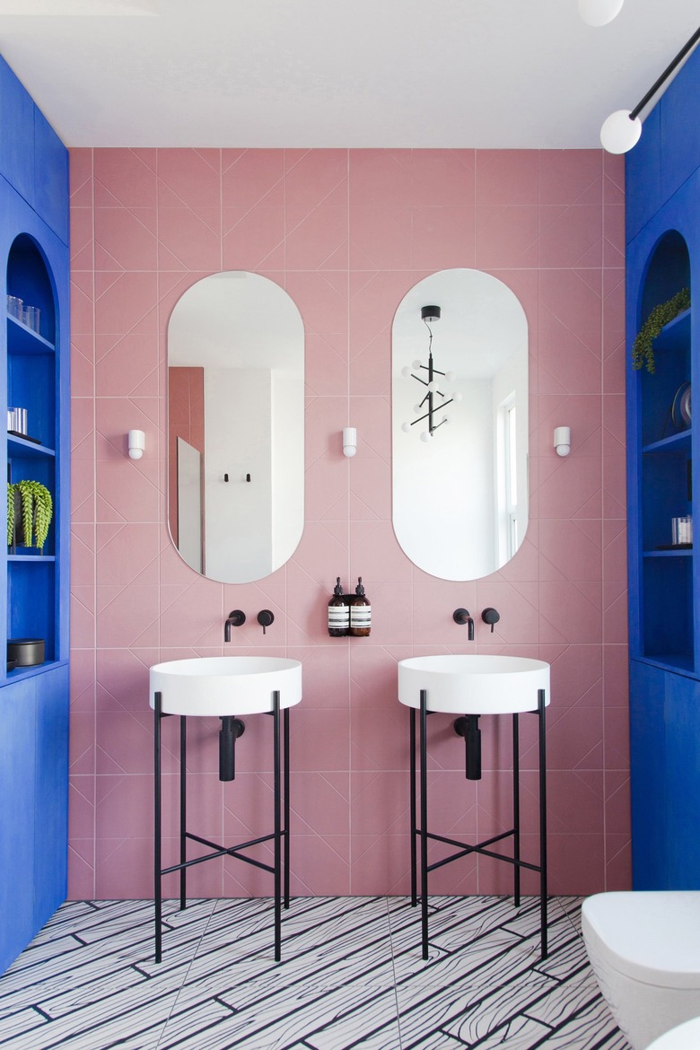 color block studio 2lg maximalist bathroom
