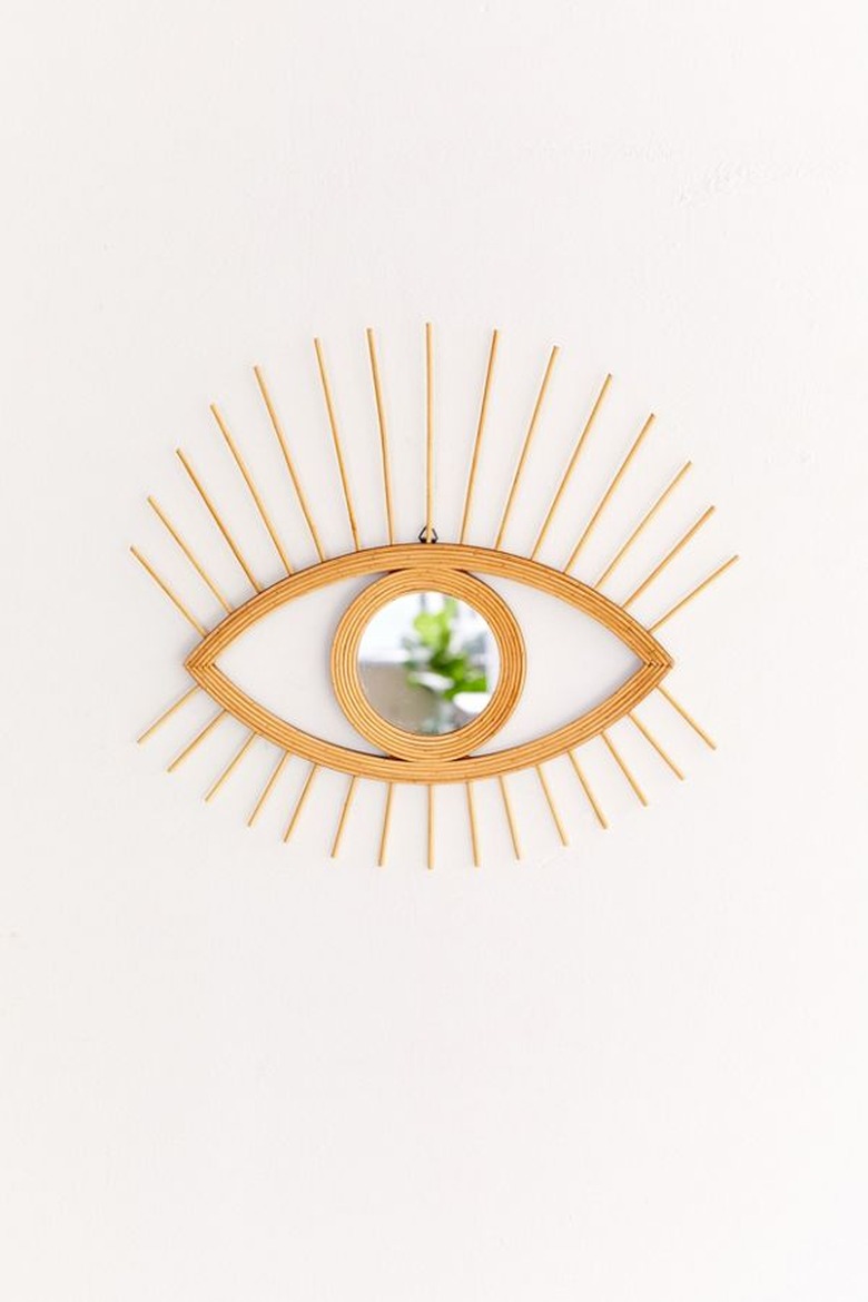 Urban Outfitters Rattan Eye Wall Mirror