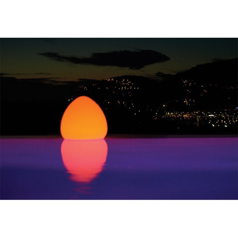 Floating egg-shaped LED light
