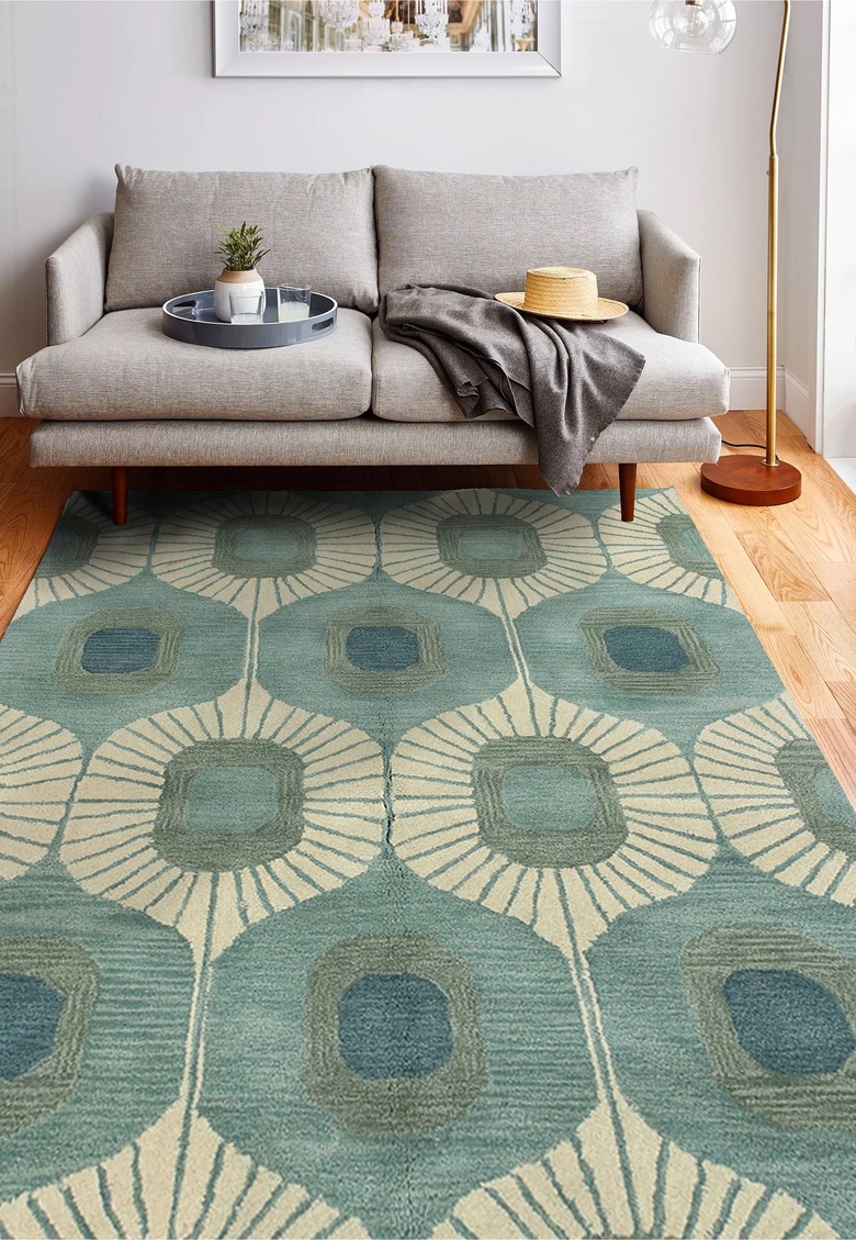 Wade Logan Hemmer Abstract Tufted Wool Area Rug