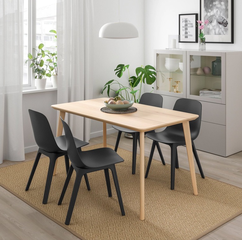 IKEA LISABO Table and ODGER Chairs