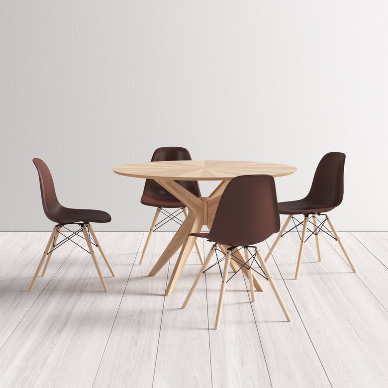 Efigencia Solid Wood 5-Piece Dining Set