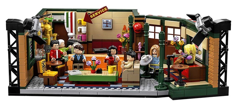 lego set showing Central Perk from the show Friends