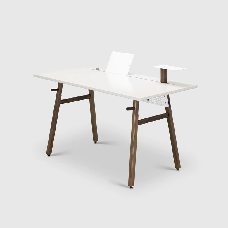 Artifox x Twelve South Walnut and Bone Desk