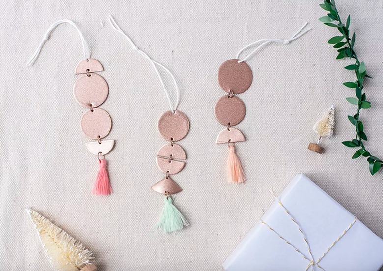 DIY Rose Gold Ornaments